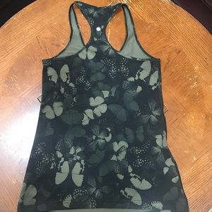 Lululemon Butterfly Camo Tank Size 10 EUC